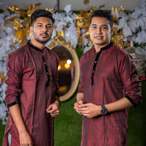 Panjabi (Maroon)